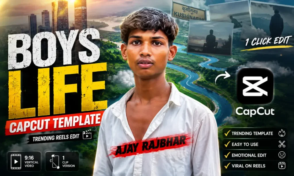 Boys Life CapCut Template