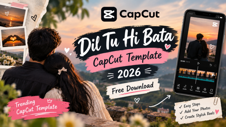 Trending Dil Tu Hi Bata CapCut Template 2026 | Free Download